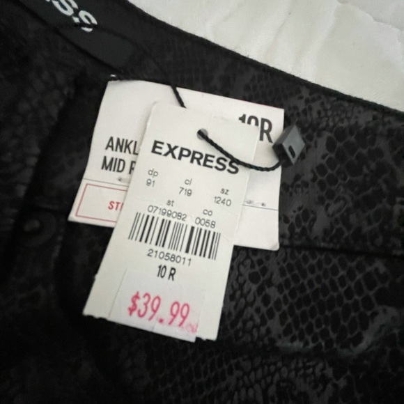 Express Snake Print Ankle Legging Mid Rise - Picture 4 of 4